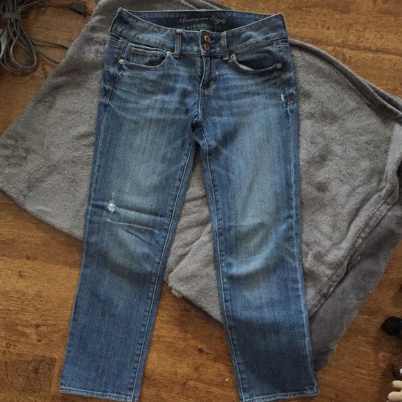 American Eagle artist stretch size 4 cropped - Picture 2 of 4